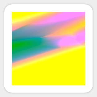 yellow pink green blue texture design Sticker